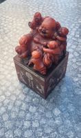 Style cachet tampon chinois « happy bouddha » ancien